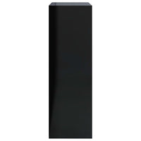 Thumbnail for Bücherregal Hochglanz-Schwarz 60x24x74,5 cm Holzwerkstoff