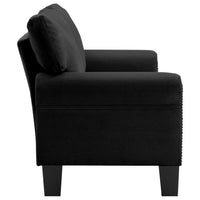 Thumbnail for 2-Sitzer-Sofa Schwarz Stoff
