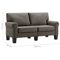 Thumbnail for 2-Sitzer-Sofa Taupe Stoff