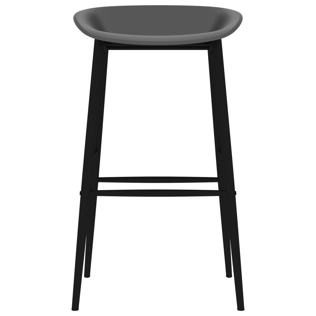 Barhocker 2 Stk. Grau