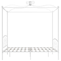 Thumbnail for Himmelbett-Gestell Weiß Metall 160 x 200 cm