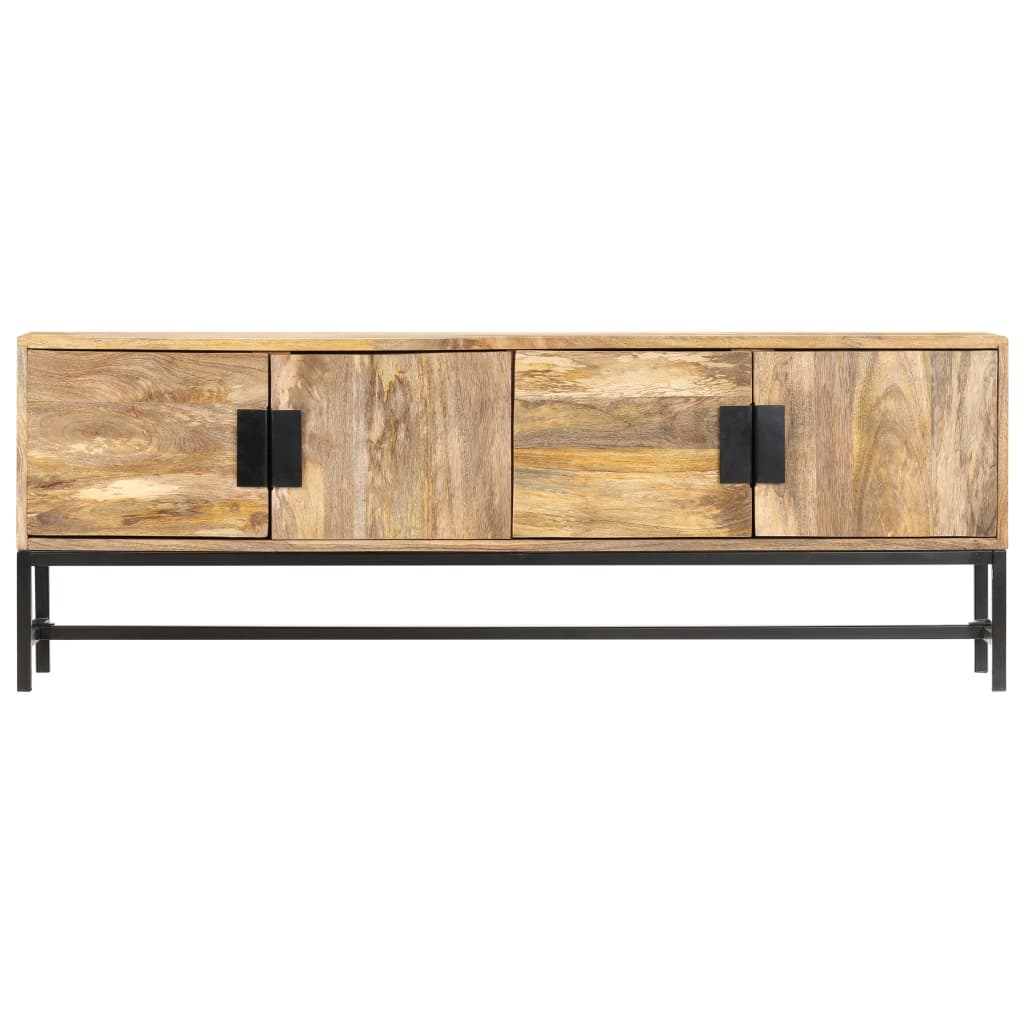 TV-Schrank 140×30×50 cm Massivholz Mango