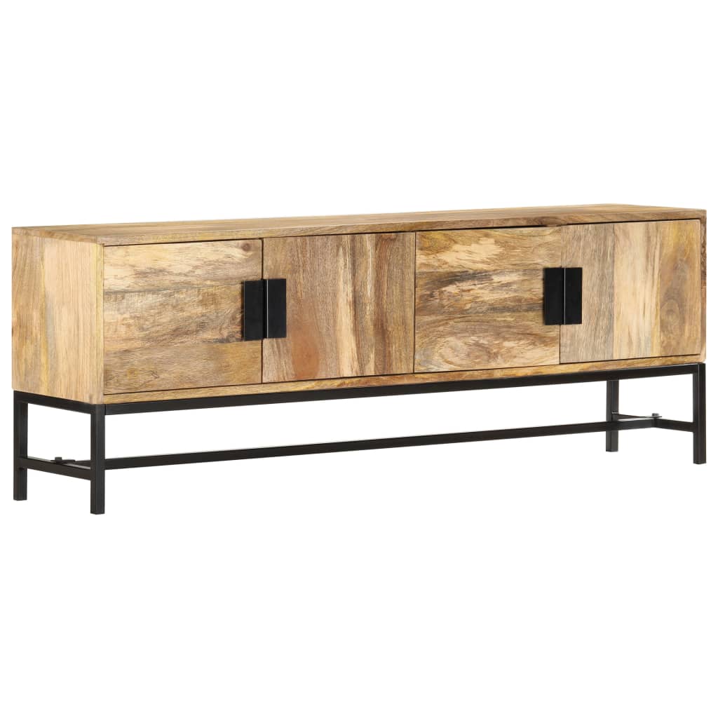 TV-Schrank 140×30×50 cm Massivholz Mango