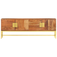 Thumbnail for TV-Schrank 140×30×50 cm Massivholz Akazie