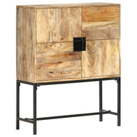 Thumbnail for Highboard 80 x 30 x 100 cm Massivholz Mango