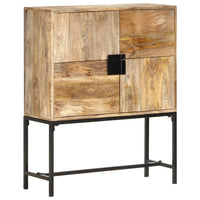 Thumbnail for Highboard 80 x 30 x 100 cm Massivholz Mango