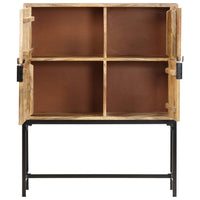 Thumbnail for Highboard 80 x 30 x 100 cm Massivholz Mango