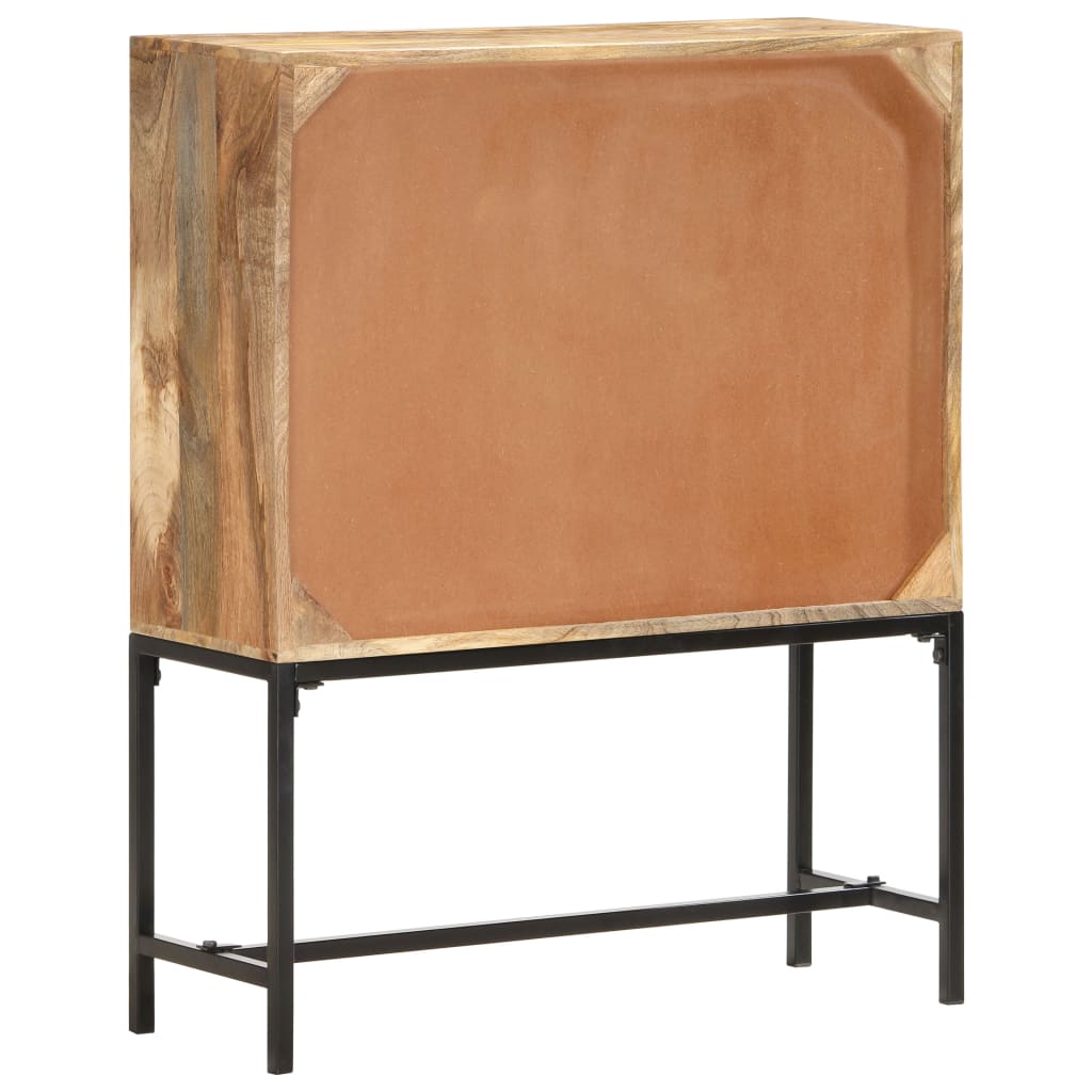 Highboard 80 x 30 x 100 cm Massivholz Mango