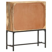 Thumbnail for Highboard 80 x 30 x 100 cm Massivholz Mango