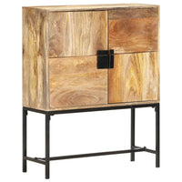 Thumbnail for Highboard 80 x 30 x 100 cm Massivholz Mango
