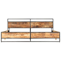 Thumbnail for Massivholzbett Raues Mangoholz 200x200 cm