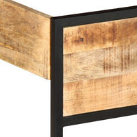 Thumbnail for Massivholzbett Raues Mangoholz 200x200 cm