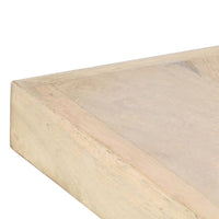 Thumbnail for Esstisch 180 x 90 x 76 cm Massives Gebleichtes Mangoholz