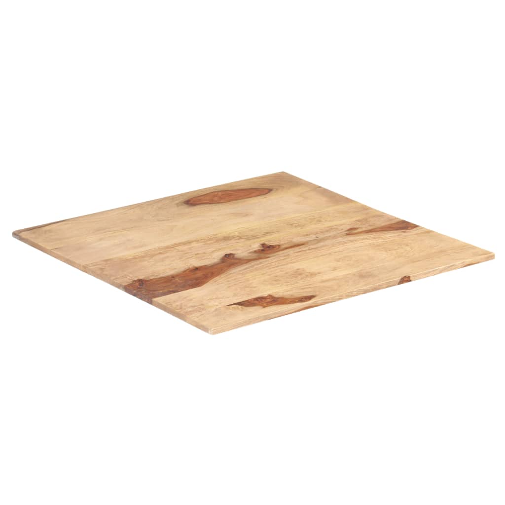 Tischplatte Massivholz Palisander 15-16 mm 70×70 cm