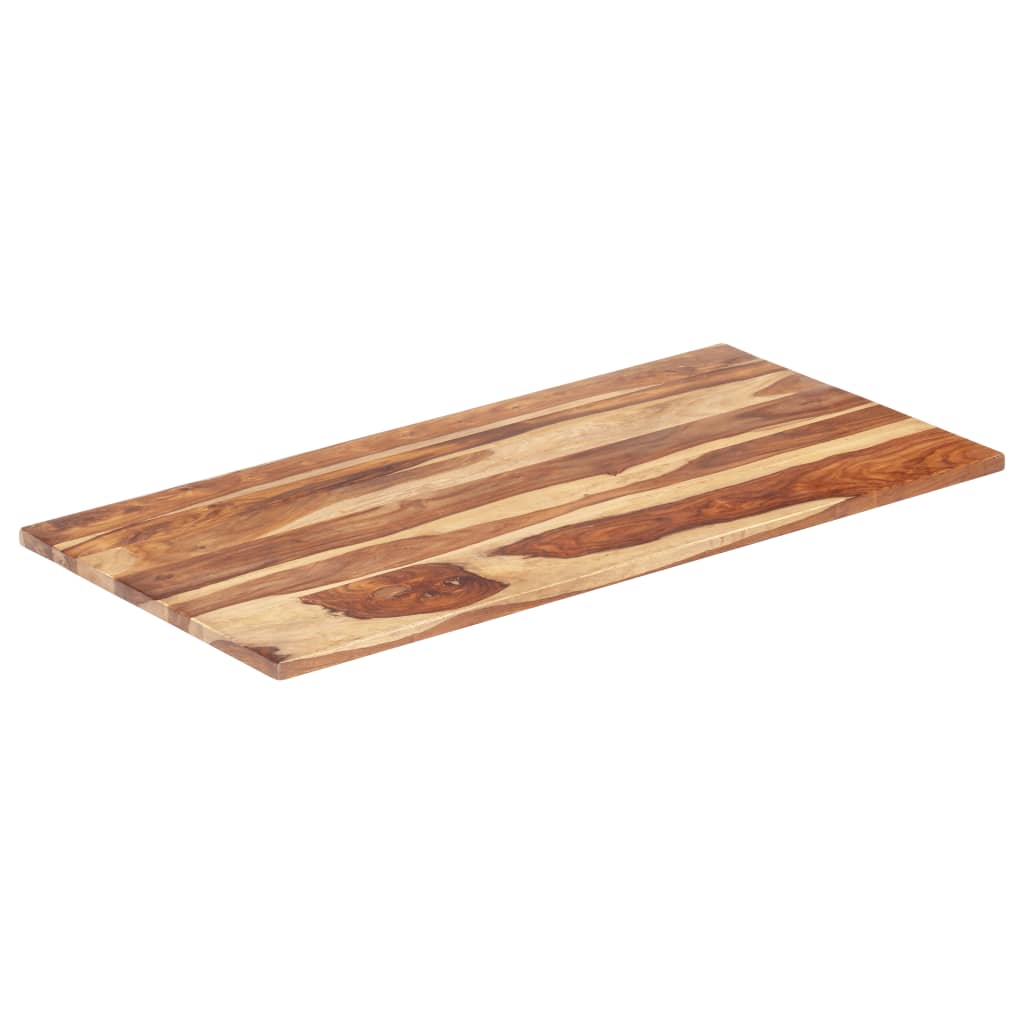 Tischplatte Massivholz Palisander 25-27 mm 60×100 cm