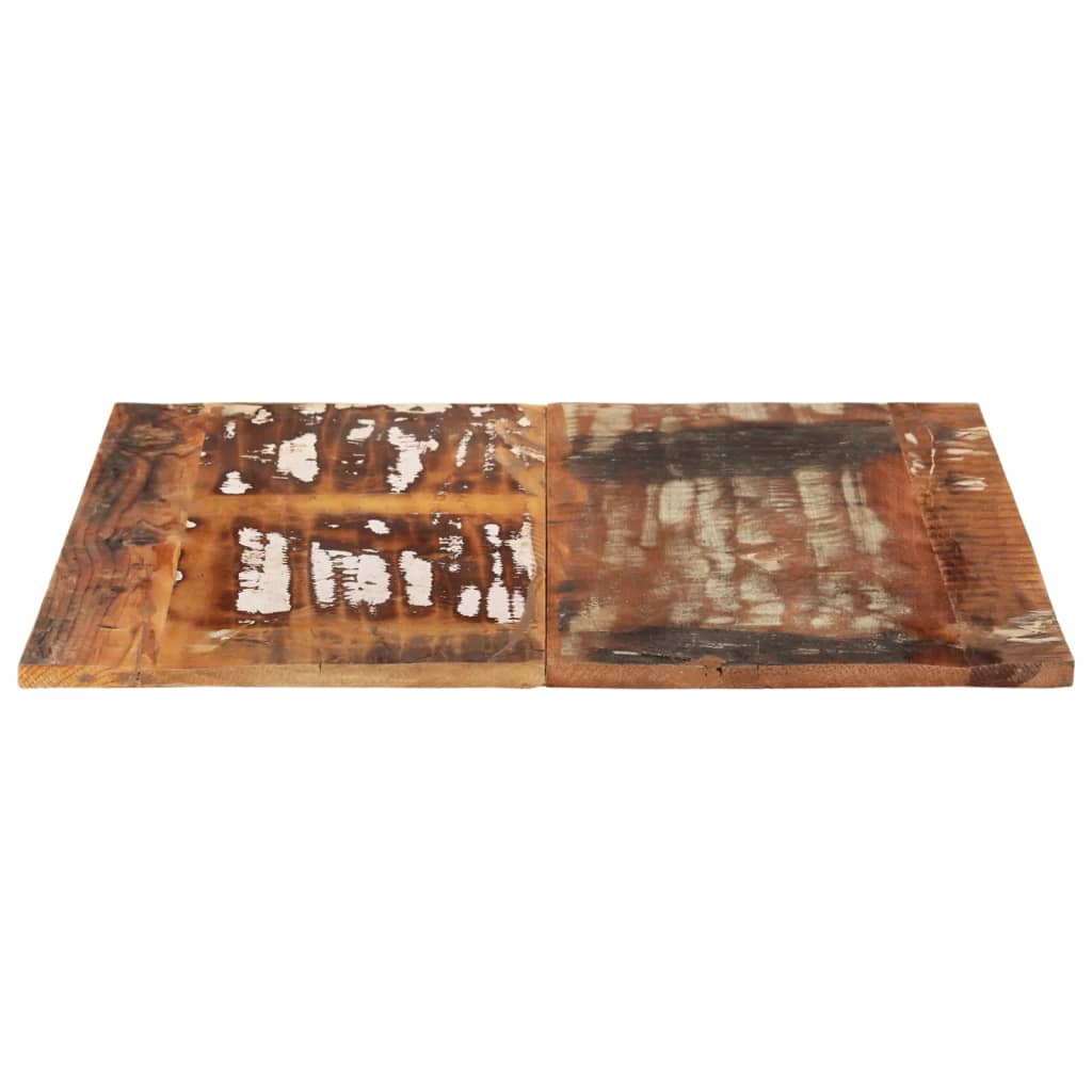 Tischplatte Rechteckig 70x80 cm 15-16 mm Altholz Massiv