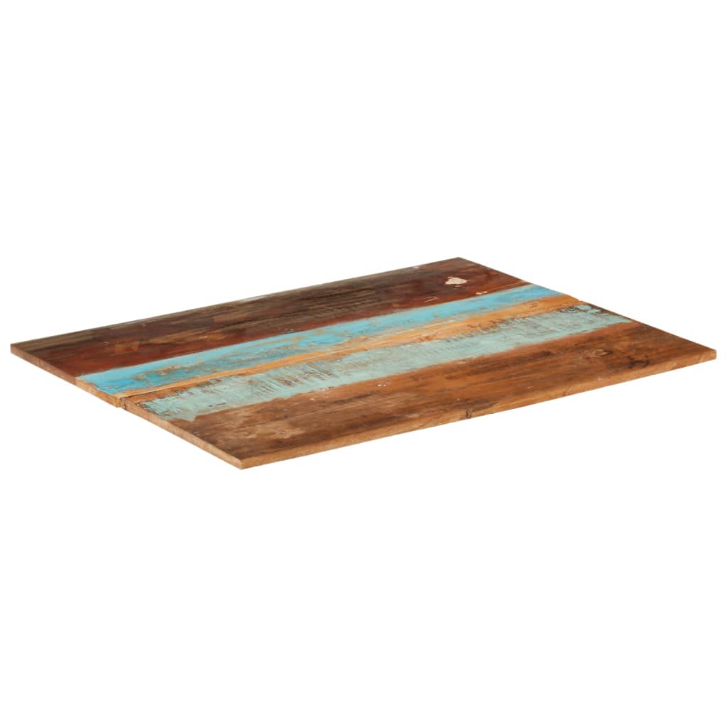 Tischplatte Rechteckig 70x90 cm 15-16 mm Altholz Massiv