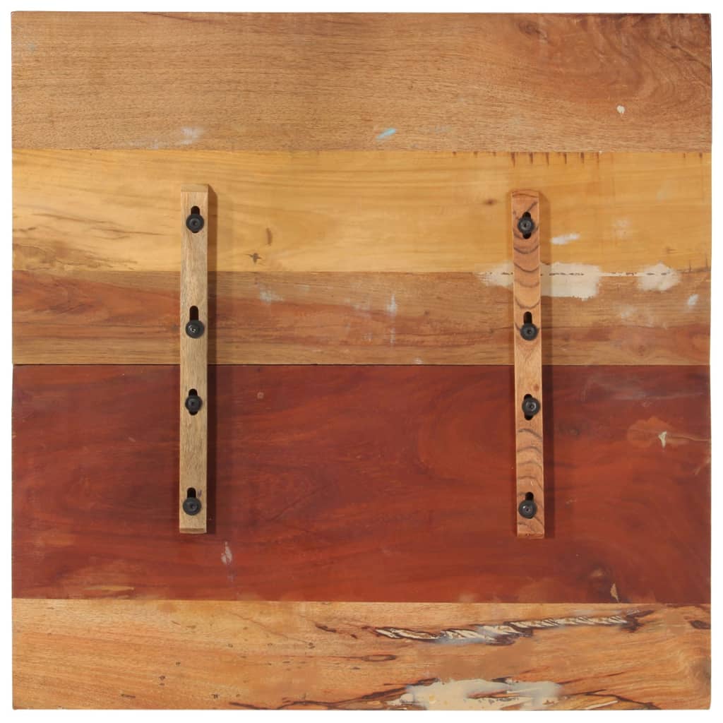 Tischplatte Quadratisch 80x80 cm 15-16 mm Altholz Massiv