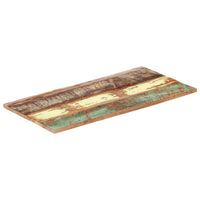 Thumbnail for Tischplatte Rechteckig 60x120 cm 25-27 mm Altholz Massiv