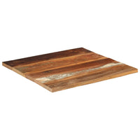Thumbnail for Tischplatte Quadratisch 70x70 cm 25-27 mm Altholz Massiv