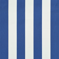 Thumbnail for Einziehbare Markise mit LED 150×150 cm Blau und Weiß
