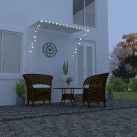 Thumbnail for Einziehbare Markise mit LED 200×150 cm Creme