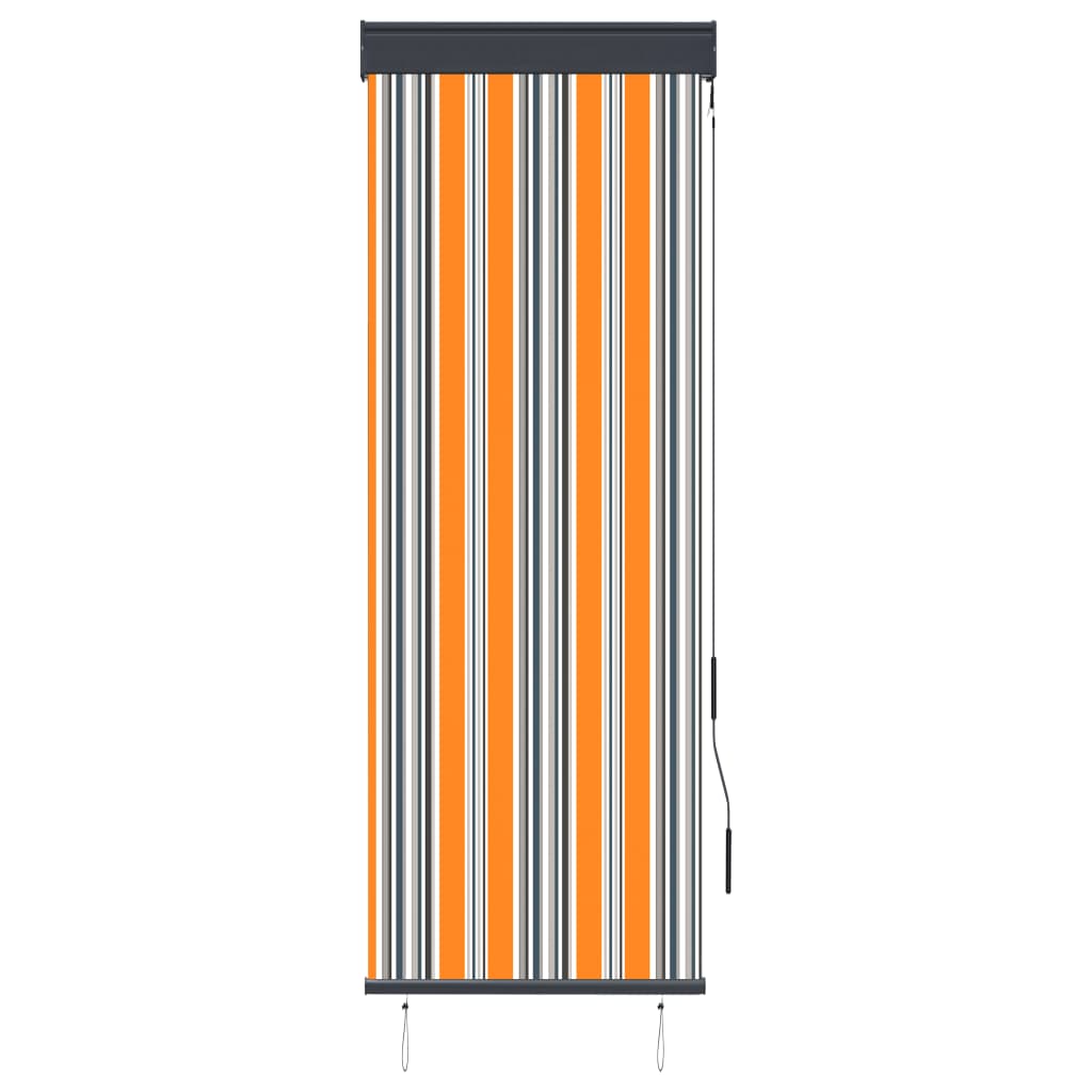 Außenrollo 60 x 250 cm Gelb und Blau