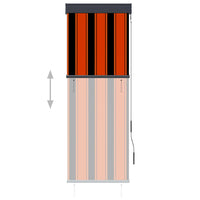 Thumbnail for Außenrollo 60 x 250 cm Orange und Braun
