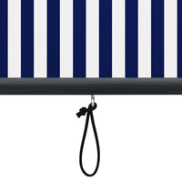Thumbnail for Außenrollo 80 x 250 cm Blau und Weiß