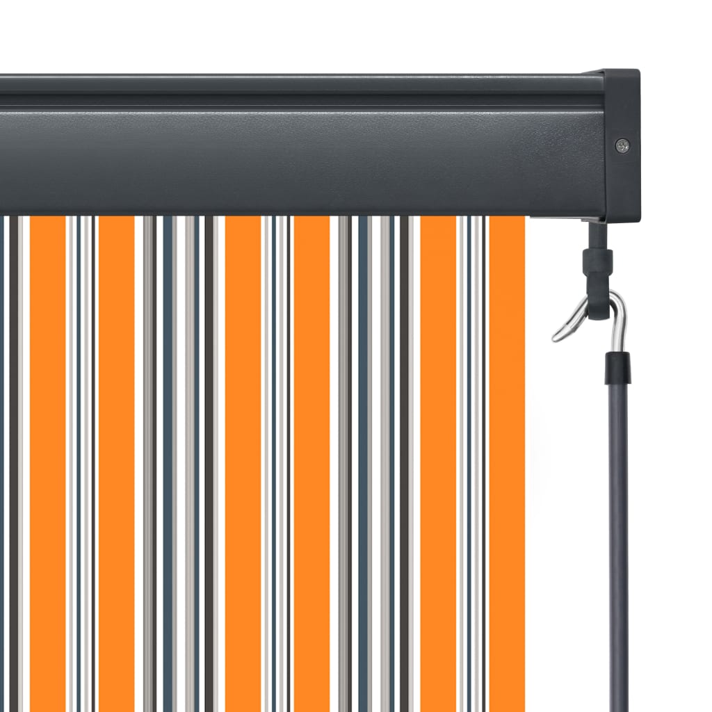 Außenrollo 80 x 250 cm Gelb und Blau