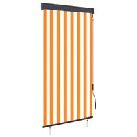 Thumbnail for Außenrollo 80 x 250 cm Weiß und Orange