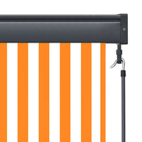 Thumbnail for Außenrollo 80 x 250 cm Weiß und Orange