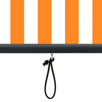 Thumbnail for Außenrollo 80 x 250 cm Weiß und Orange