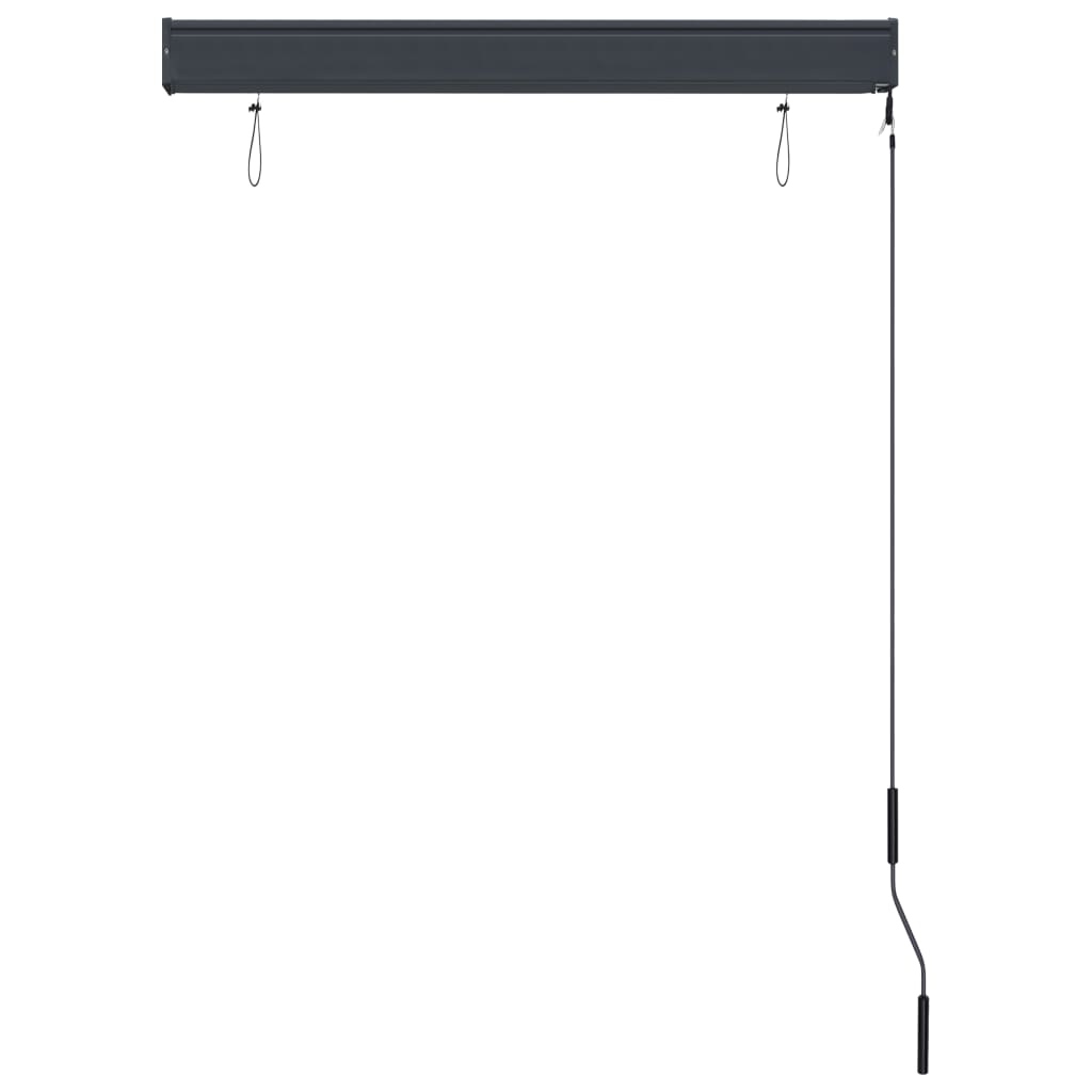 Außenrollo 100 x 250 cm Blau und Weiß