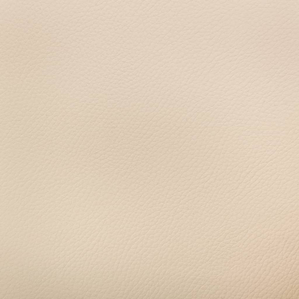 Esszimmerstuhl Drehbar Creme Bugholz und Kunstleder