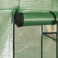 Thumbnail for Gewächshaus mit Regalen Stahl 143x143x195 cm