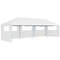 Thumbnail for Pop-Up Partyzelt Faltbar mit 5 Seitenwänden 3x9 m Weiß