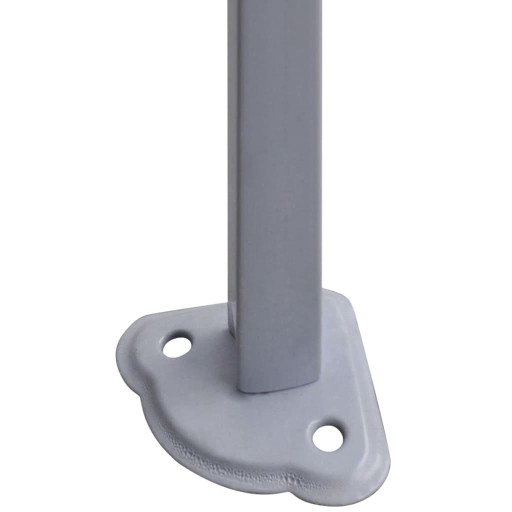 Profi-Partyzelt Faltbar 2×2 m Stahl Creme