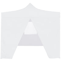 Thumbnail for Profi-Partyzelt Faltbar mit 4 Seitenwänden 2×2m Stahl Weiß