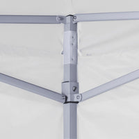 Thumbnail for Profi-Partyzelt Faltbar mit 4 Seitenwänden 2×2m Stahl Weiß