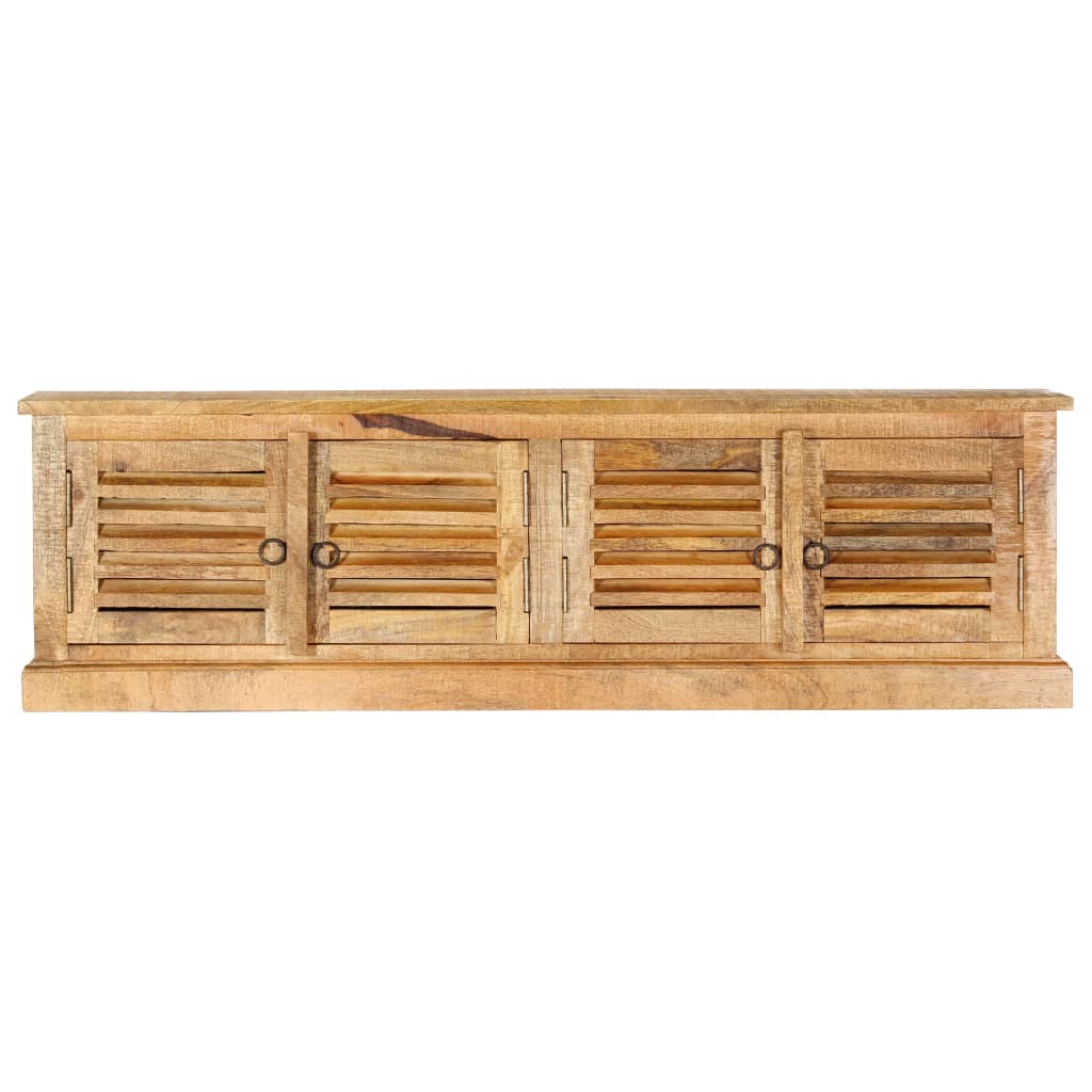 Aufbewahrungsbank 128 cm Massivholz Mango
