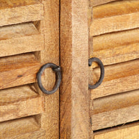 Thumbnail for Aufbewahrungsbank 128 cm Massivholz Mango