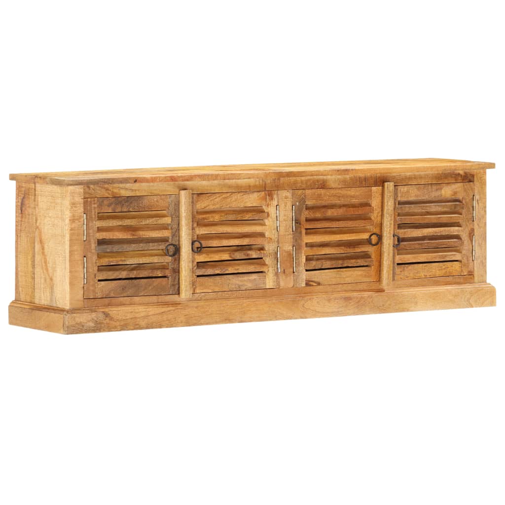 Aufbewahrungsbank 128 cm Massivholz Mango