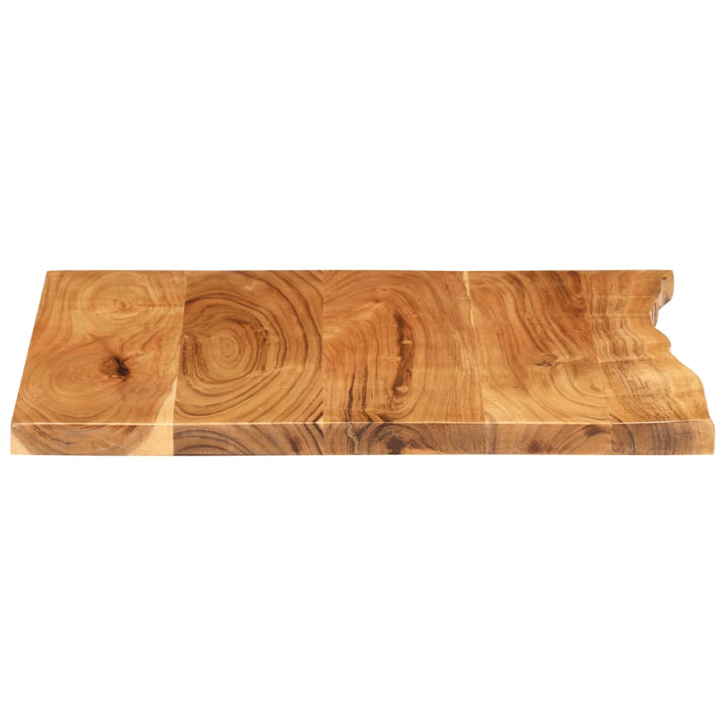 Badezimmer-Waschtischplatte Massivholz Akazie 58x52x2,5 cm