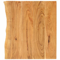 Thumbnail for Badezimmer-Waschtischplatte Massivholz Akazie 80x52x2,5 cm