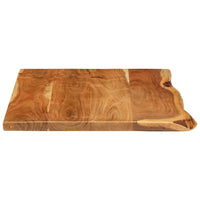 Thumbnail for Badezimmer-Waschtischplatte Massivholz Akazie 100x52x2,5 cm