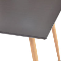 Thumbnail for Esstisch Grau und Eichefarben 80,5x80,5x73 cm MDF