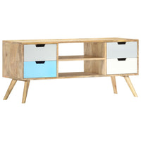 Thumbnail for TV-Schrank 110×35×48 cm Massivholz Mango