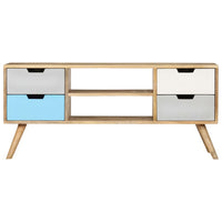 Thumbnail for TV-Schrank 110×35×48 cm Massivholz Mango