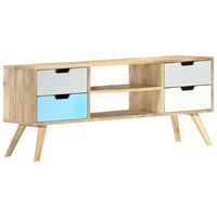 Thumbnail for TV-Schrank 110×35×48 cm Massivholz Mango